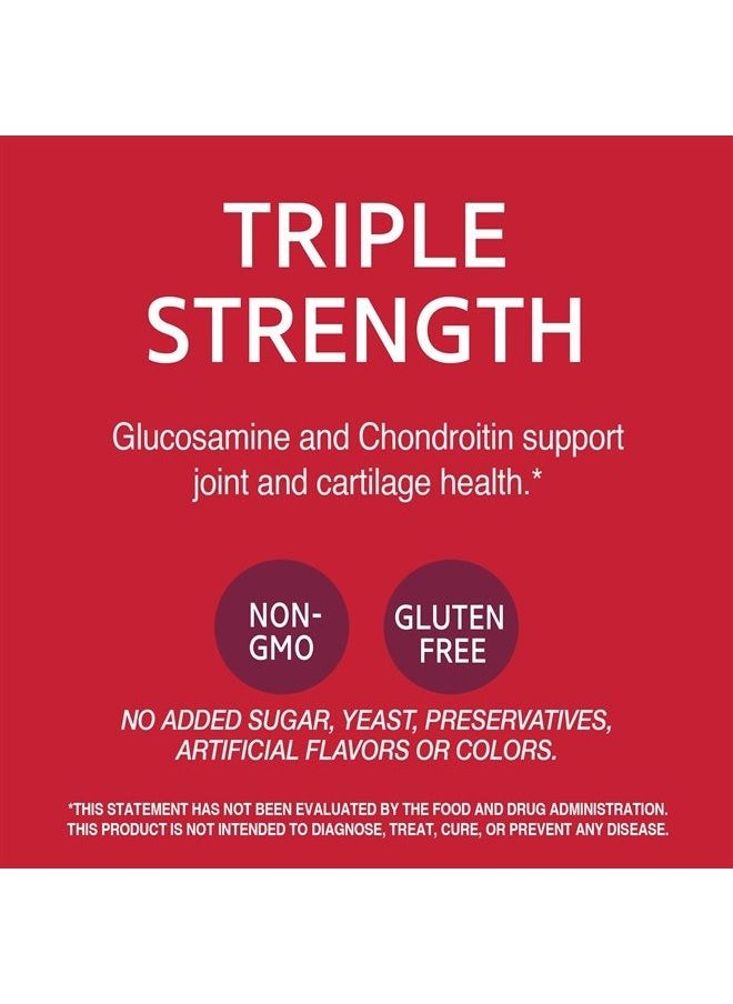 21st CENTURY - Glucosamine Chondroitin 750/600mg - Triple Strength, Tablets, 150 Count - Image 1