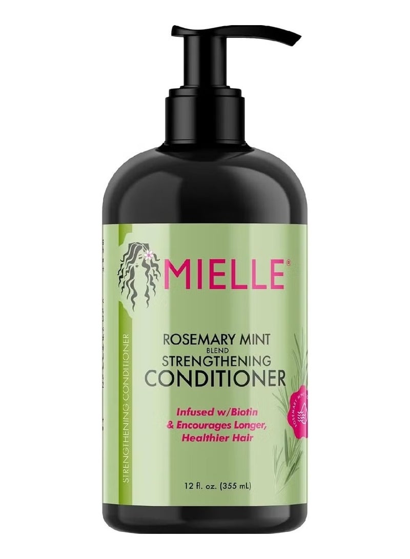 MIELLE Rosemary Mint Hair Oil - Shampoo & Conditioner Styling Bundle 3pcs Set , Biotin Infused - Encourages Growth Hair Products for Stronger and Healthier Hair - Scalp. - Image 4