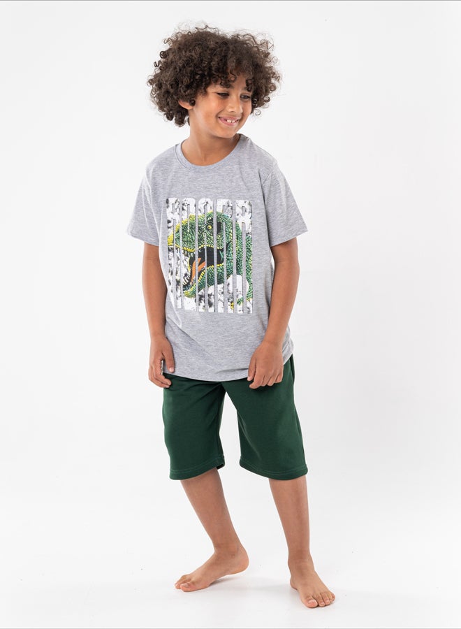 Kids Boys Set Two Pieces Top & Shorts