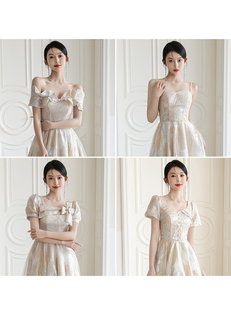KUYING New Fashionable and Elegant Bridesmaid Dress  - Image 4