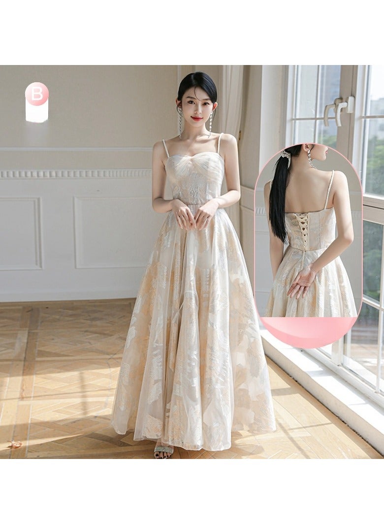 KUYING New Fashionable and Elegant Bridesmaid Dress  - Image 1