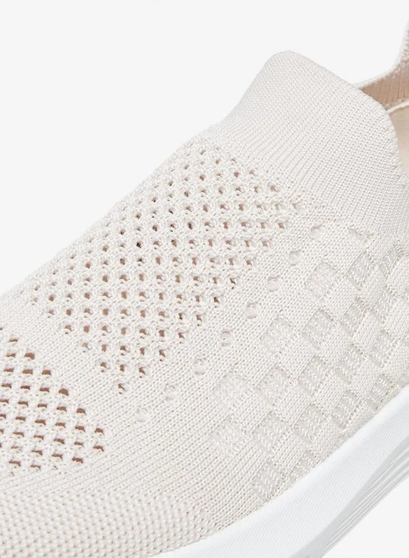 Oaklan by Shoexpress BEIGE Women Slip-On Sneakers for Women | Best Price UAE