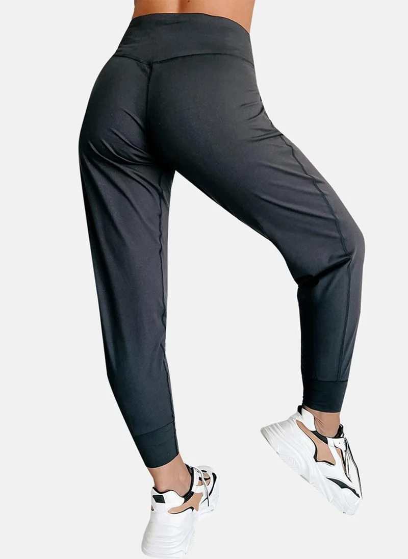 يونيكي Black Plain Jogger Trouser