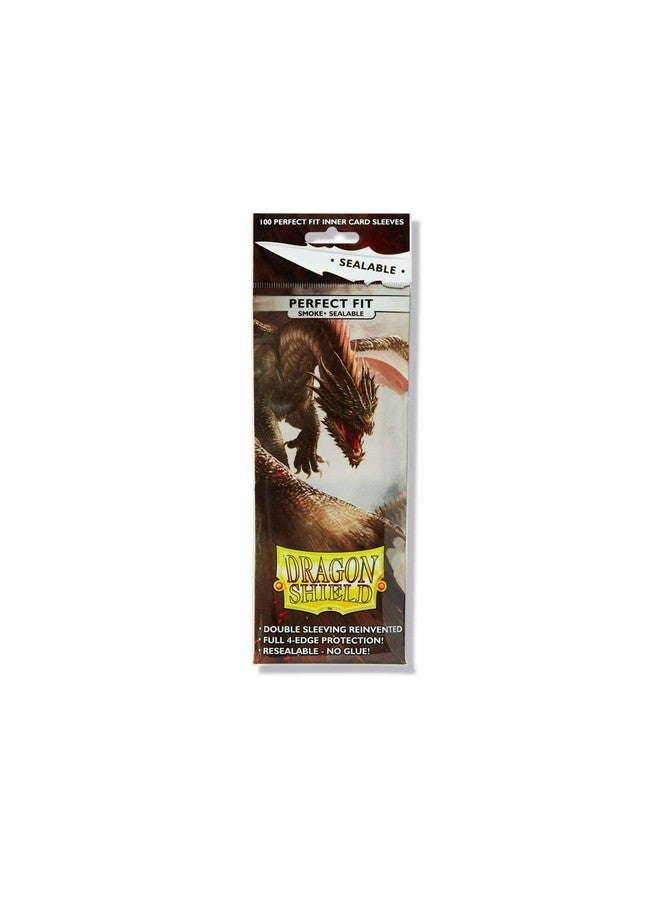 Dragon Shield 100 Standard Size Smoke Resealable Sleeves (10 Packs) - Image 3