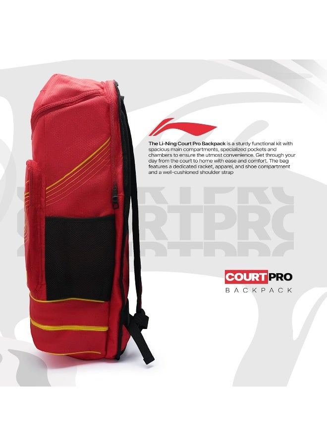 Li-Ning Court Pro Backpack (Red) - Image 5