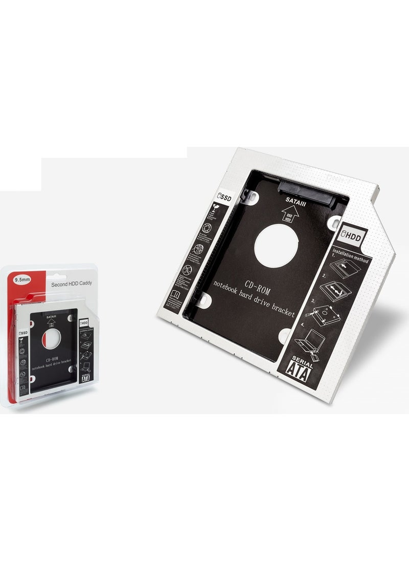 Hadron - HD967/100 HDD Caddy Serial Ata 12.7 mm HDD Box - Image 1