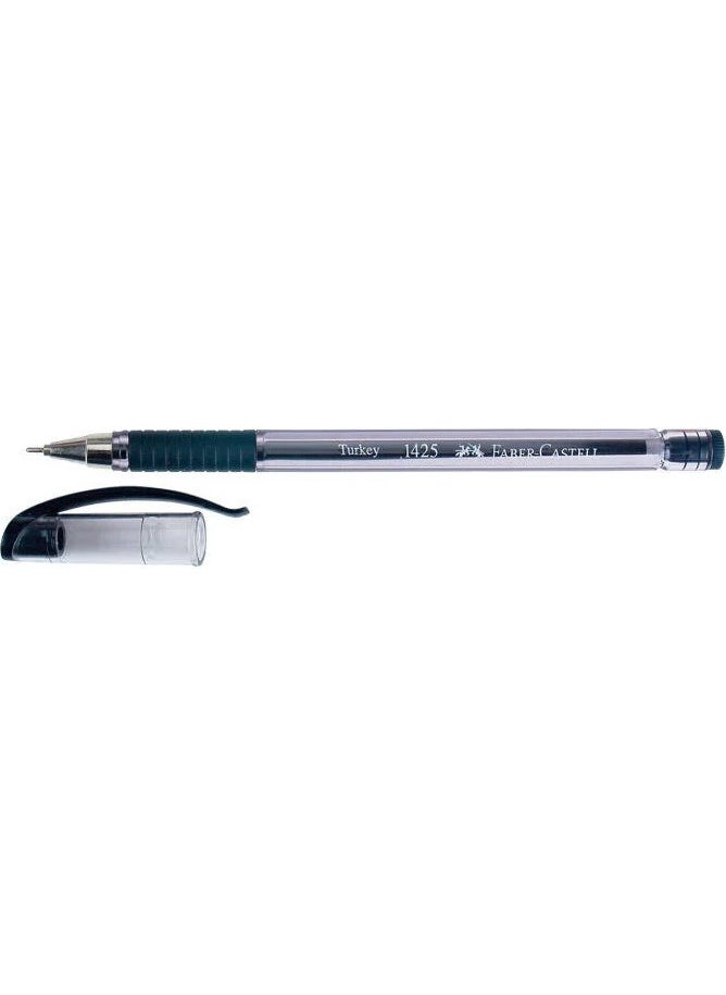 Faber Castell 1425 0.7 mm Needle Tip Black Single Ballpoint Pen  - Image 4