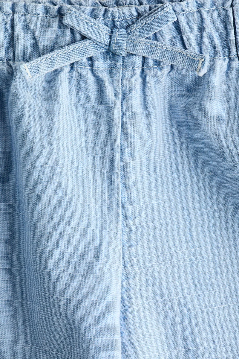 اتش اند ام بنطلون دينم بساق واسعة