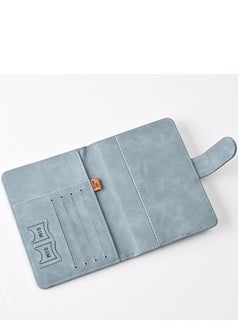 Generic 1 Piece Passport Holder Wallet Protector, PU Leather Magnetic Buckle Passport Bag PFID Anti-Magnetic Multi-Card Passport Book Multi-Function Passport Bag, Suitable for Men and Women Travel Accessories (Black)  - Image 3