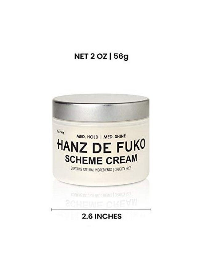 Scheme Premium Mens Hair Styling Cream With High Shine Finish (2Oz)
