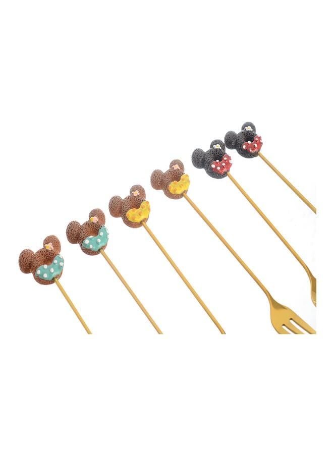 Teddy bear spoon and fork set  - Image 3