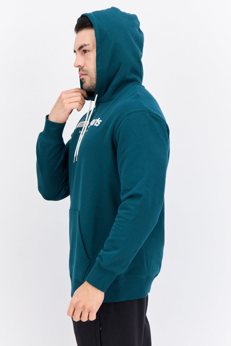 PUMA Men Sportswear Fit Long Sleeves Outdoor Hoodies, Emerald Green - Image 2