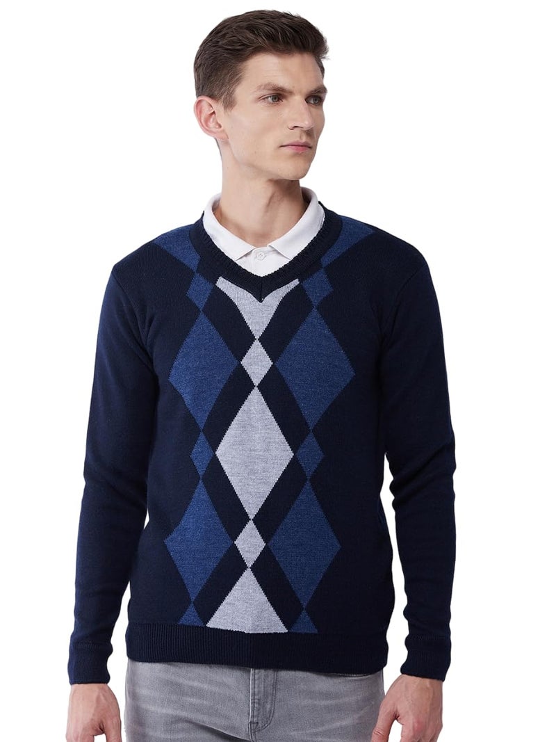 Pivl Men's Winter Sweater - Style for The Season_Navy_2XL||Winterwear|| - Image 1