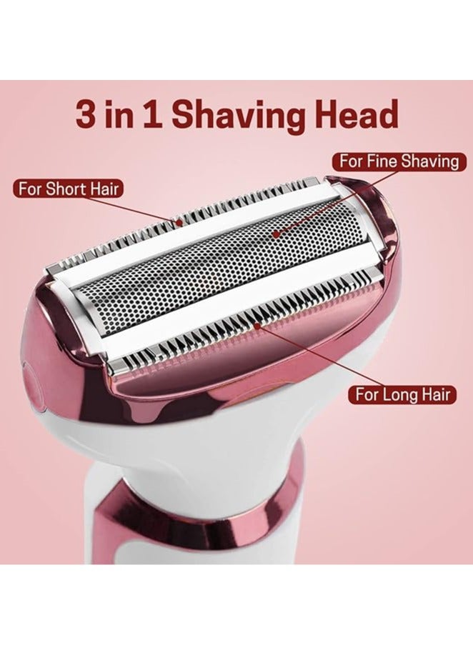 general Electric shaver for women, 4-in-1 facial hair removal, facial shaver, eyebrow trimmer, razor, bikini trimmer, portable shaver for women - Image 3