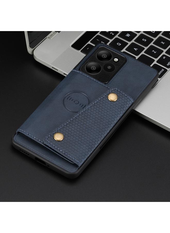 erorex Case For Xiaomi Redmi 13 4G Global Double Buckle Card Slots Magnetic Phone Case - Image 2