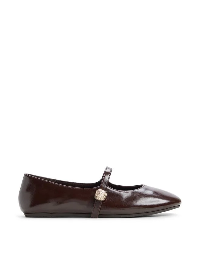 Mea Ladies Brown Ballerina