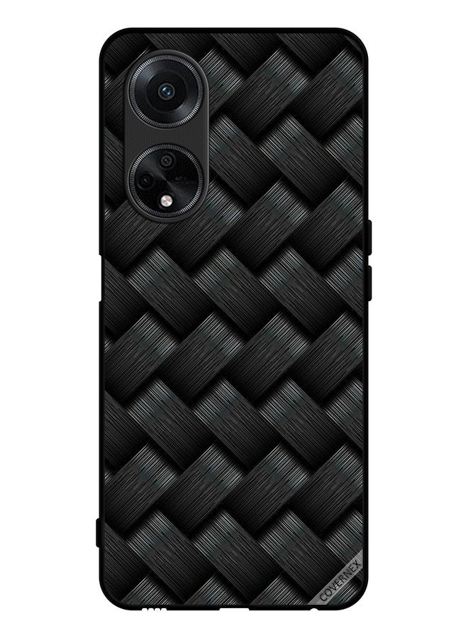 Covernex Protective Case Cover For Oppo A1 5G Dark Stripes Pattern - Image 1
