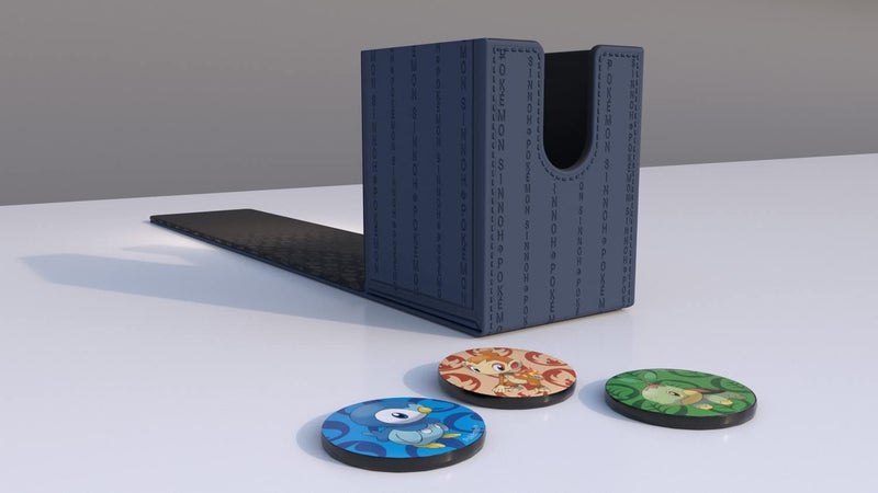 Ultra Pro  Sinnoh Alcove Click Deck Box for Pokemon MTG Baseball Basketball Football and other Trading Cards or Board Games - Image 5