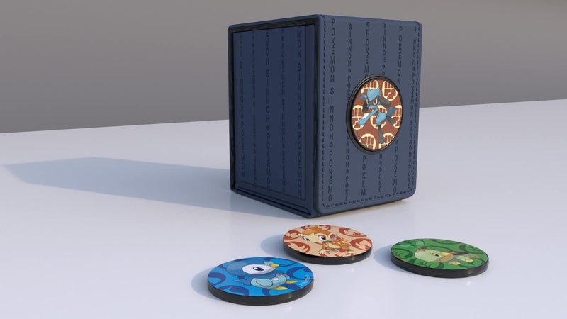 Ultra Pro  Sinnoh Alcove Click Deck Box for Pokemon MTG Baseball Basketball Football and other Trading Cards or Board Games - Image 2