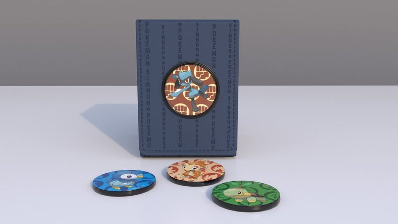 Ultra Pro  Sinnoh Alcove Click Deck Box for Pokemon MTG Baseball Basketball Football and other Trading Cards or Board Games - Image 3