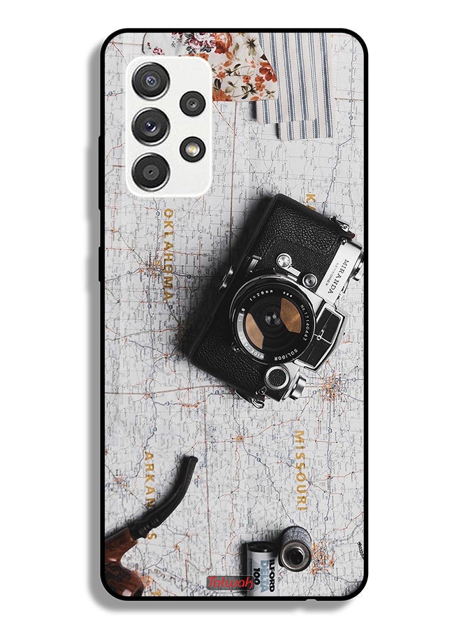 Tolwak Samsung Galaxy A32 5G Protective Case Cover Vintage Camera - Image 1