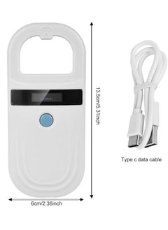 Rubik RFID 134.2/125Khz Animal Tag Reader Support EMID FDX-B (ISO11784/85) Formats, Rechargeable Pet Microchip ID Scanner for Dogs Cats Tracking  - Image 2