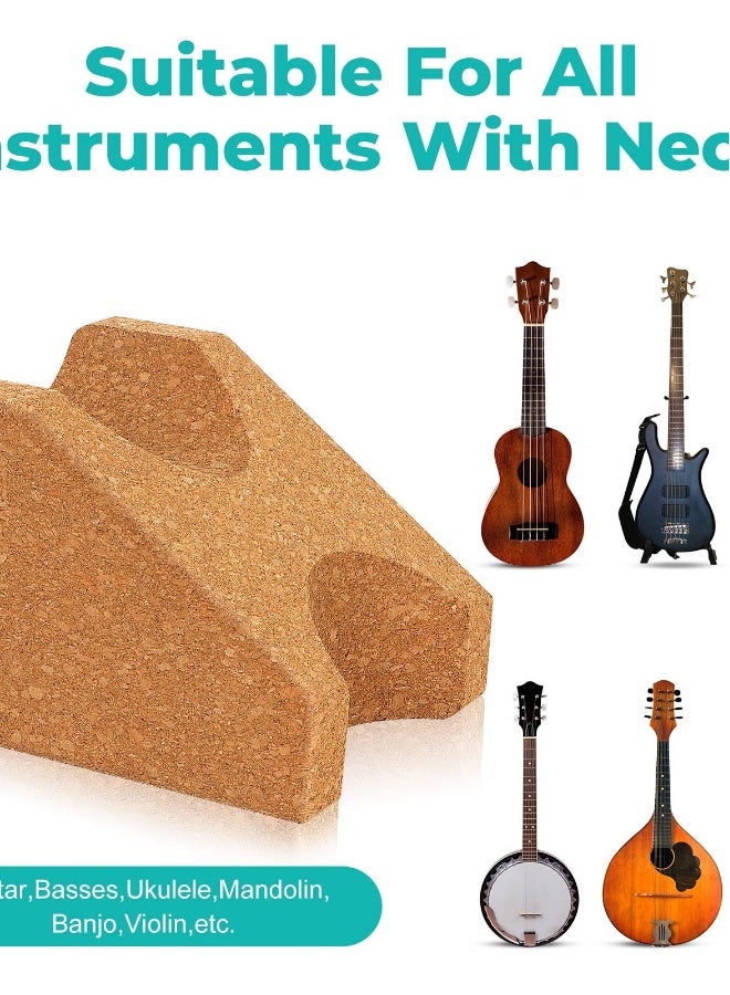 Natural Cork Guitar Neck Support Pillow for Easy Repair and Maintenance, Ideal for Musicians and Guitar Enthusiasts