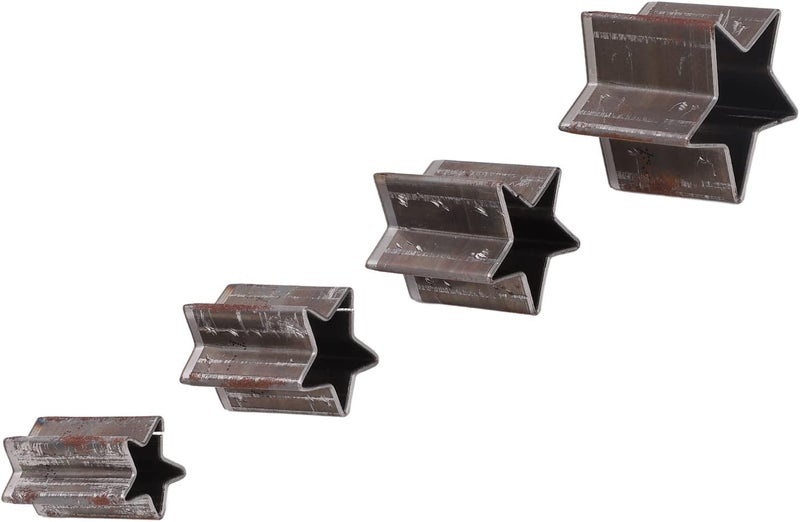 4PCS Pentagram Cutting Mold Alloy Steel Leather Punching Die Set, Leather Cutting Die Set with Storage Box for Handicrafts, Belts and Small Leather Goods - Image 3