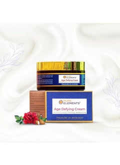 Pure Elements Age Defying Cream With Anti Ageing Peptides & Vit C To Control Wrinkles Fine Lines & Pigmentation Hydrating & Moisturising  - Image 2