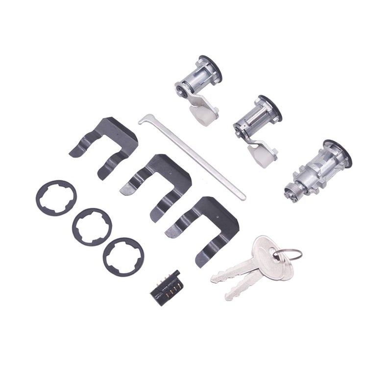 F2ZZ6121984A Back Door Trunk Glove Box lock cylinder Key Set for Mustang