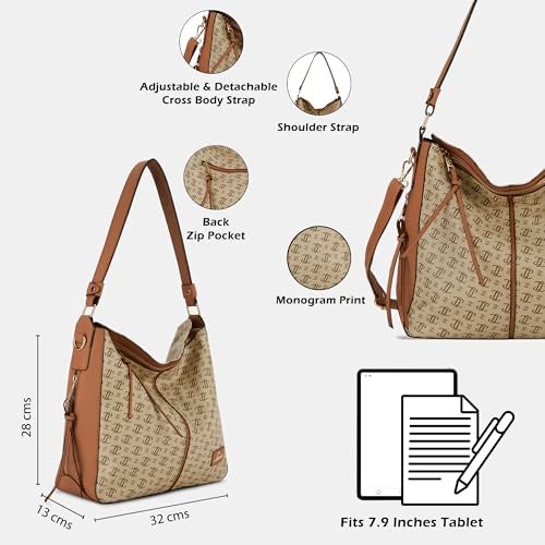 Lavie Women's Mono Clair Large Hobo Bag | Ladies Purse Handbag - Image 4