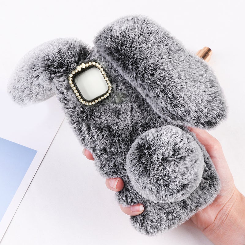 2pcs Chic Phone Shell Plush Shape Phone Protector Compatible for Pixel 4a 5G - Image 5