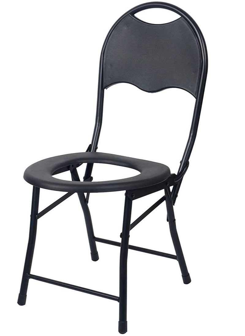 Generic - Foldable Camping Toilet Chair - Image 1