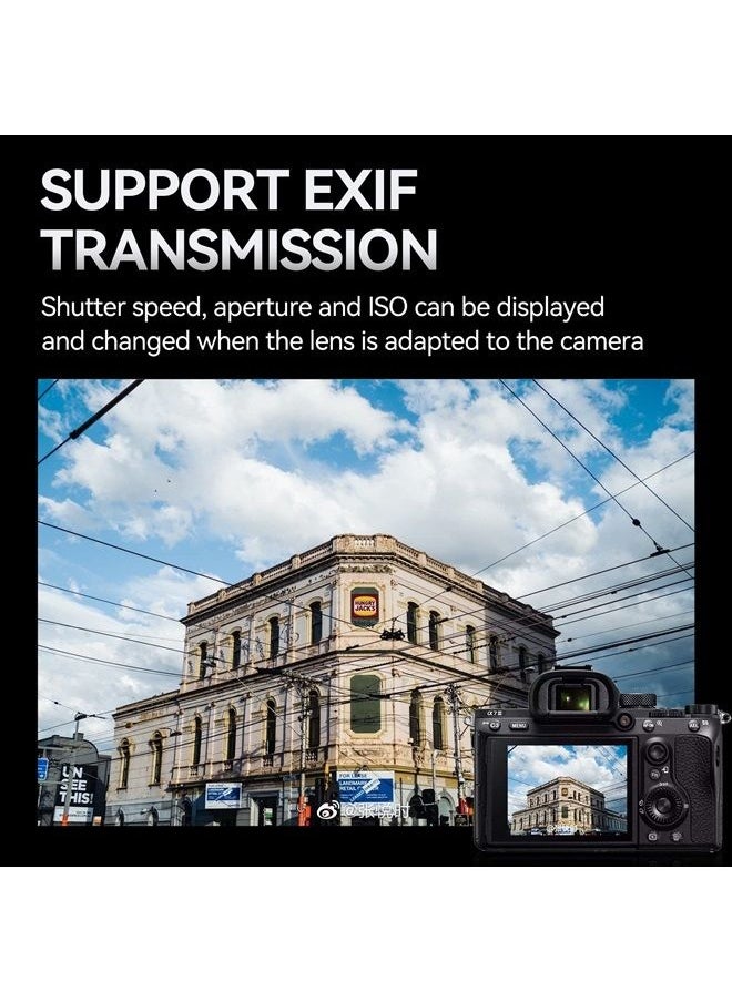 7artisans - EF-SE Lens Adapter Auto-Focus Lens Speedbooster Converter Ring Compatible for Canon EF/EF-SE Lens and Sony E-Mount Camera for Sony A6400, A7M3, A7M4, ZVE10 - Image 1