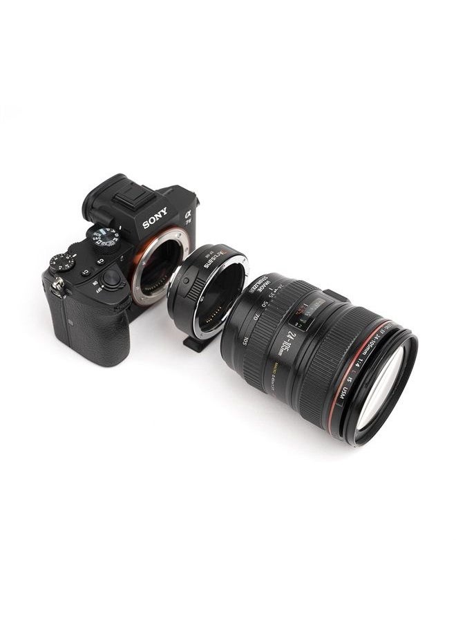 7artisans - EF-SE Lens Adapter Auto-Focus Lens Speedbooster Converter Ring Compatible for Canon EF/EF-SE Lens and Sony E-Mount Camera for Sony A6400, A7M3, A7M4, ZVE10 - Image 1