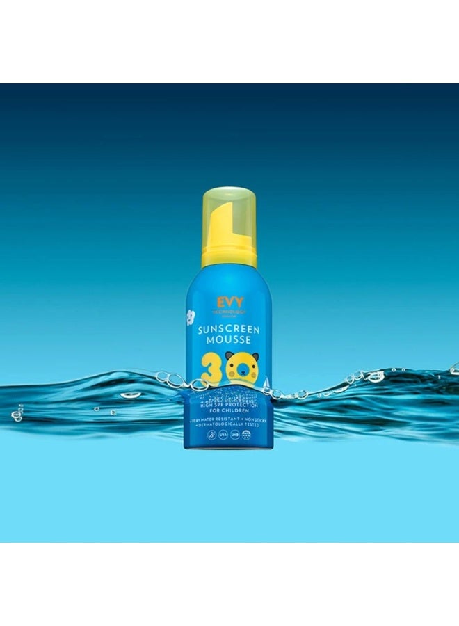 Evy Technology Sunscreen Mousse Kids Longlasting High SPF30 Protection for Children 150ml - Image 4