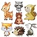 Finypa 7PCS Forest Animal Balloons Jumbo Bunny Fox Squirrel Hedgehog Raccoon for Woodland Themed Baby Shower Birthday Party Decorations - Image 3