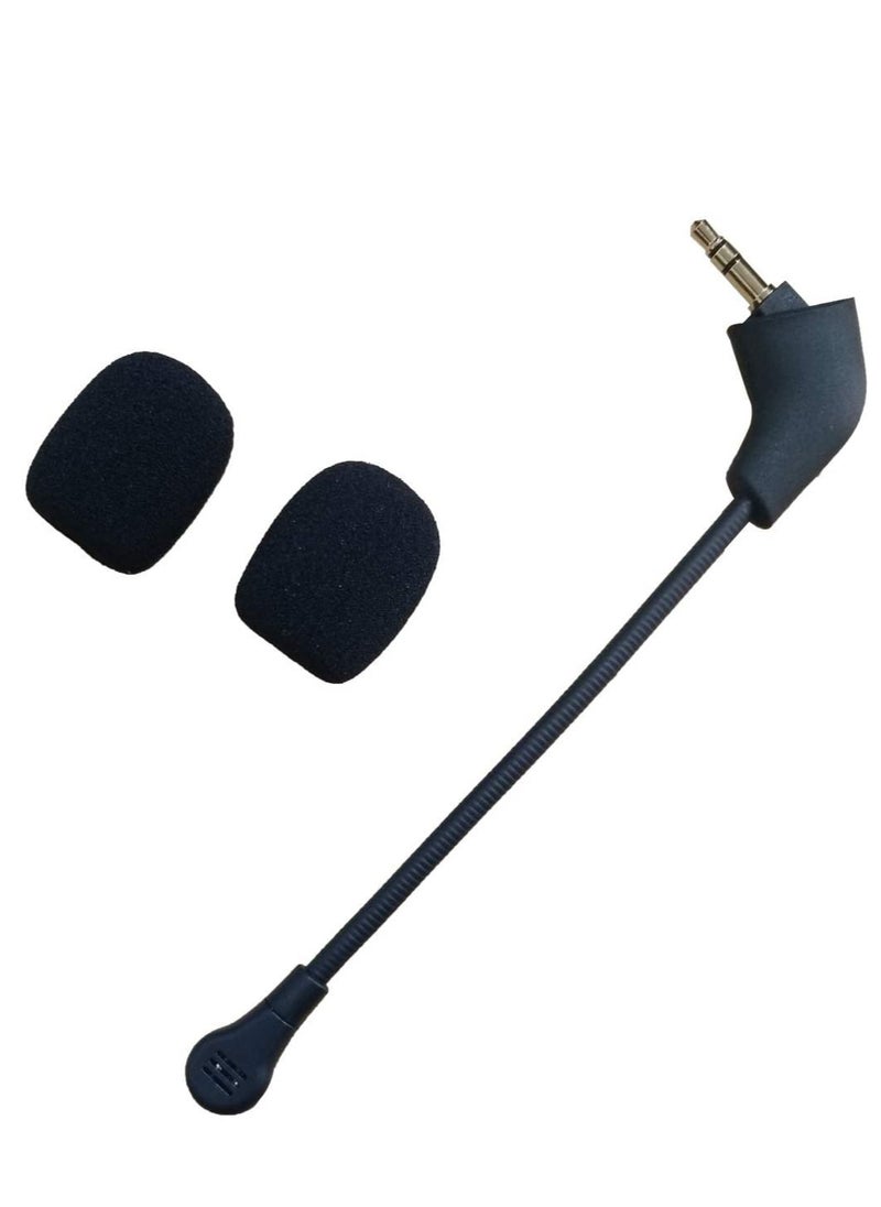 Generic - Replacement Microphone for HyperX Cloud, Cloud X/II HyperX Silver Noise Cancelling Gaming Headsets 3.5mm Detachable Mic - Image 1