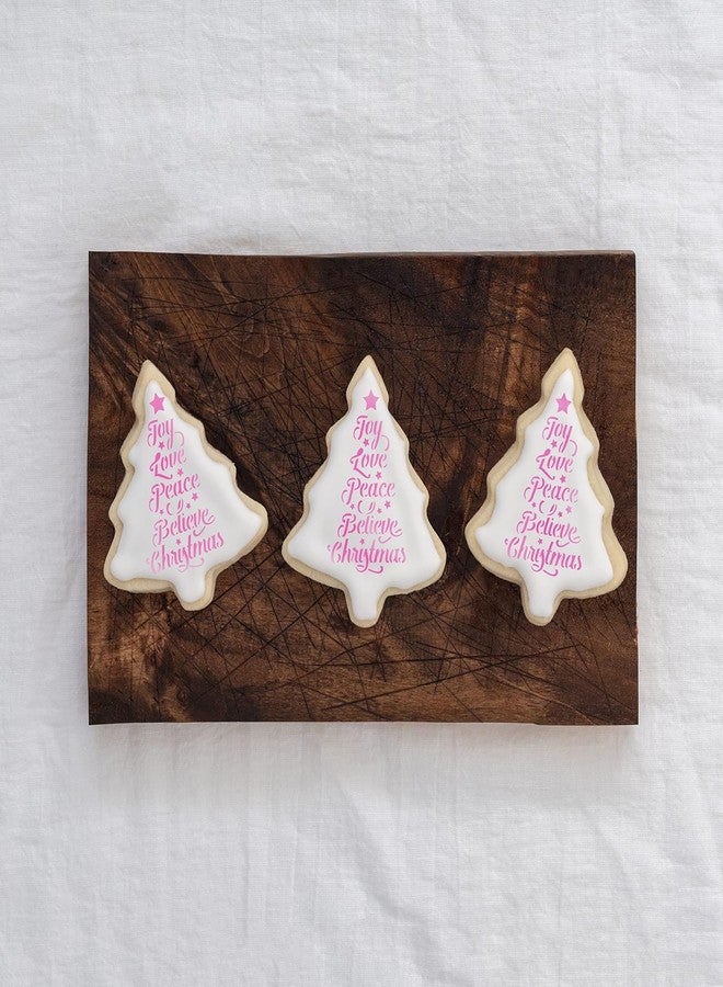 Devasya Crafts Christmas Tree Words Cookie Stencil - Durable Cookie Stencils for Professional and Home Bakers Alike - Image 5