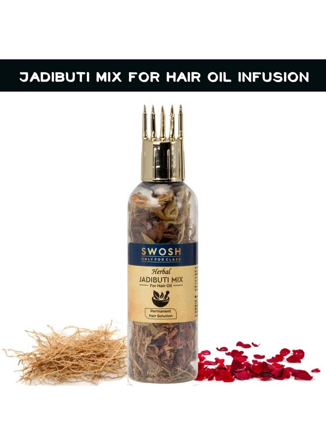 سوش زيت الشعر بالأعشاب الأيورفيدية من سوش، مزيج من زجاجتين لشعر صحي غني بفوائد الأعشاب الأيورفيدية المجففة الطبيعية لنقع الزيت، صنع في الهند، عبوة من قطعتين (1 عبوة = 0.35 أونصة/10 جم) - Image 3