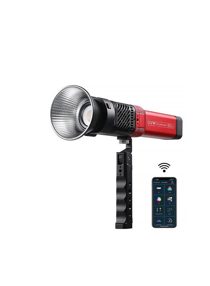 GVM Great Video Maker GVM PD60C RGB Handheld LED Pocket Light – Portable Video & Photography Light, Adjustable RGB & Bi-Color, Dimmable - Image 1