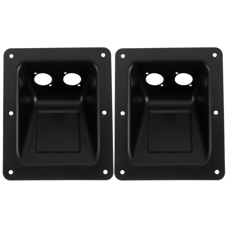2pcs Metal Speaker Cable Back Plate with Wire Entry Guard for Audio Equipment Cable Management - Image 2