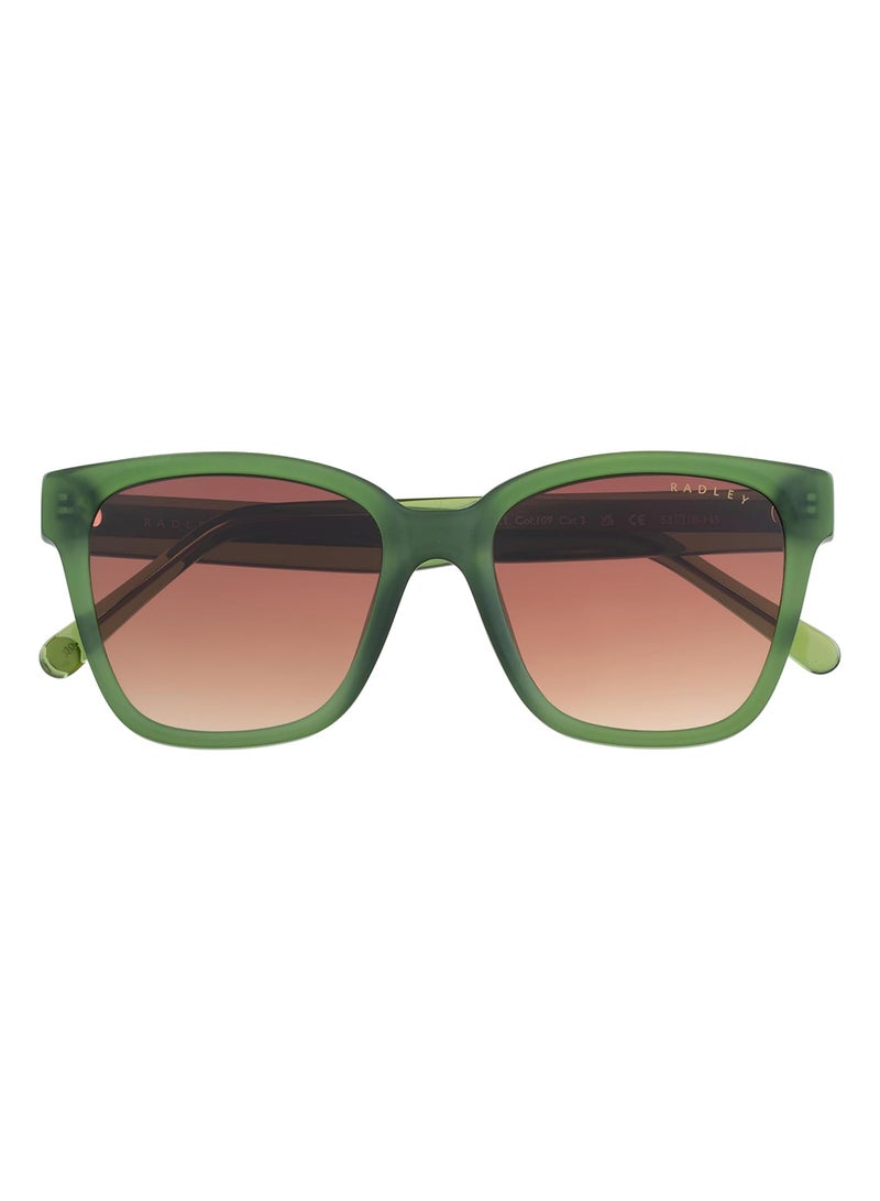 Radley نظارات شمسية مربعة للنساء RDS-6521 ملونة باللون الأخضر 53 مم - Image 2