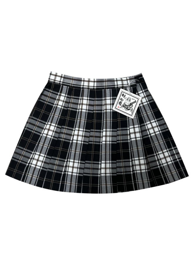 Tiny Rabbit Original Jk [Ink] Plaid Skirt Genuine Japanese Uniform College Style School Style And Plaid Skirt