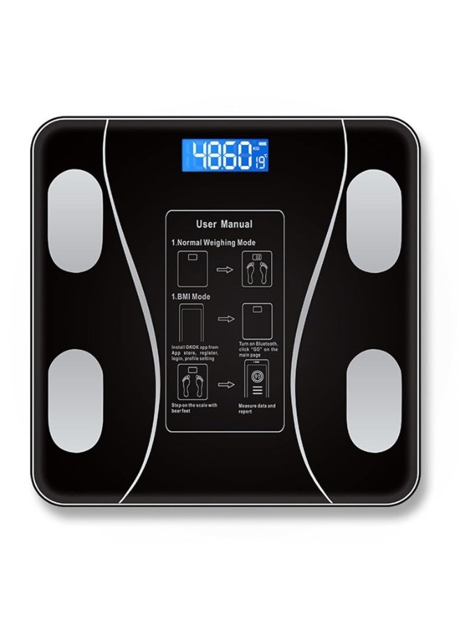 Smart Body Fat Scale with Bluetooth | Digital Weight Scale & Body Composition Analyzer | BMI Monitor | High Precision LED Display - Image 1