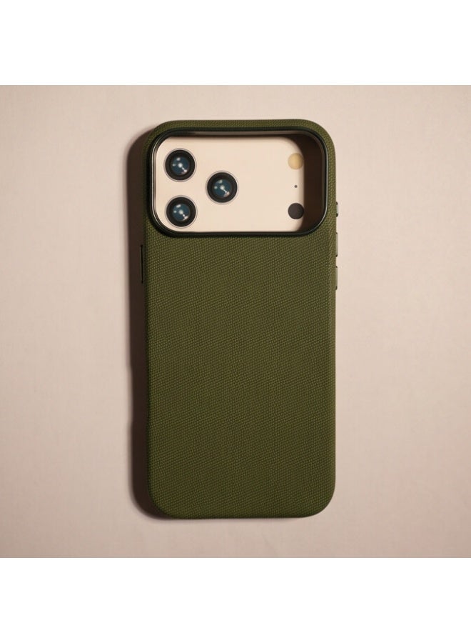 جراب BIGC بتصميم محبب للحماية متوافق مع iPhone 17 Pro Max مقاوم للخدوش لون أخضر - Image 1