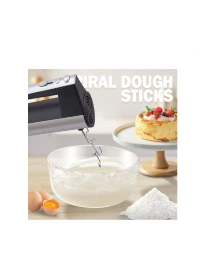 JAMAKY Jamaky Electric Egg Beater Stainless Steel 500W 5 Speeds JMK6006 - Image 2
