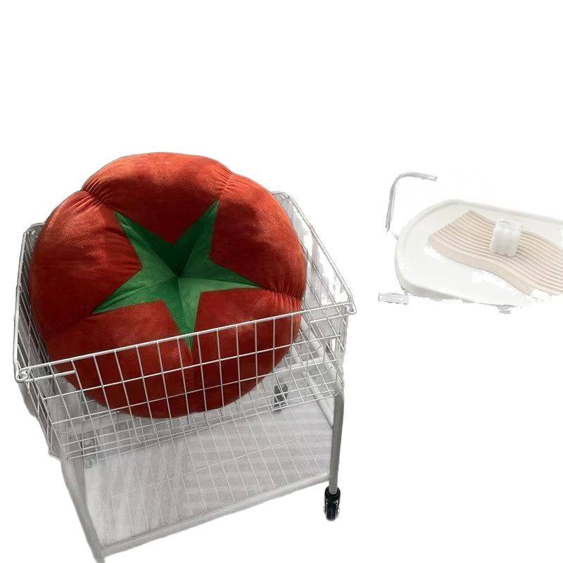 Cute Mushroom Tomato Persimmon Floor Pillow Cushion - Image 5