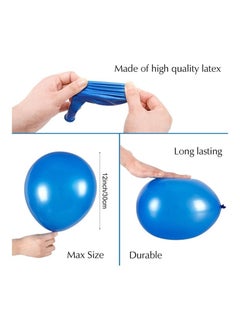 RAQTA 100 Assorted Color Latex Balloons – 12 Inch Rainbow Party Balloons for Birthday & Event Decoration  - Image 3