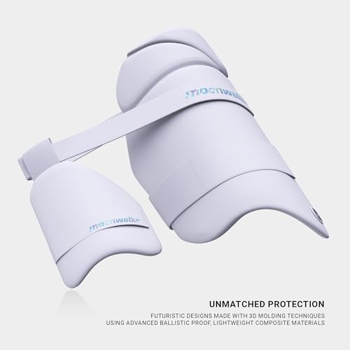 moonwalkr Thigh Guard 2.0 Protective Gear for Batter’s Height (5’4”- 5’8”) Cricket Thigh Pad Cricket Accessories & Equipment Safeguarding Both Your Outer and Inner Thighs White (Medium, Right Hand) - Image 5